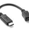 כבל OTG TYPE C USB 3.1 תקע C זכר - MICRO B 2.0 נקבה אורך 0.2 מטר - 5415