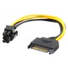 15pin SATA to 6pin PCI-e