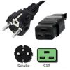 C19 to Europe Plug 1.8M כבל מתח חשמל