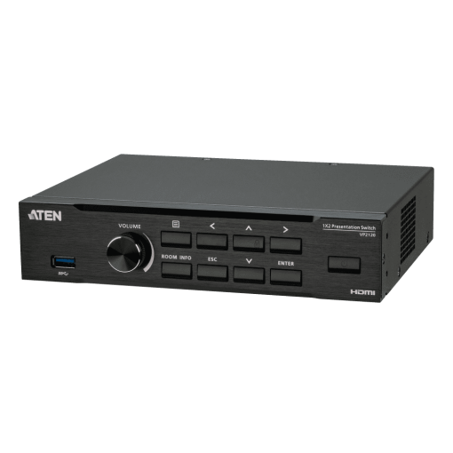 ATEN Seamless Presentation Switch with Quad View Multistreaming VP2120