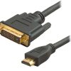 כבל HDMI ל DVI 24+1 זכר 2M - 9185