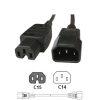 כבל מאריך מתח 3M C14-C15 (עם שגם/חריץ) JT-SZ3+JT-ST3