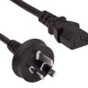 כבל מתח אוסטרלי 1.8 מטר (Australia Power Cord (IEC-320-13 to AS3112