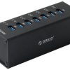 Orico A3H7-BK 7-Port Super-Speed USB 3.0 Hub Black