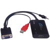 מתאם HDMI + SOUND VGA MALE - 4709