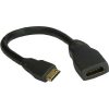 מתאם HDMI נקבה למיני HDMI זכר 0.15 מטר - 3306