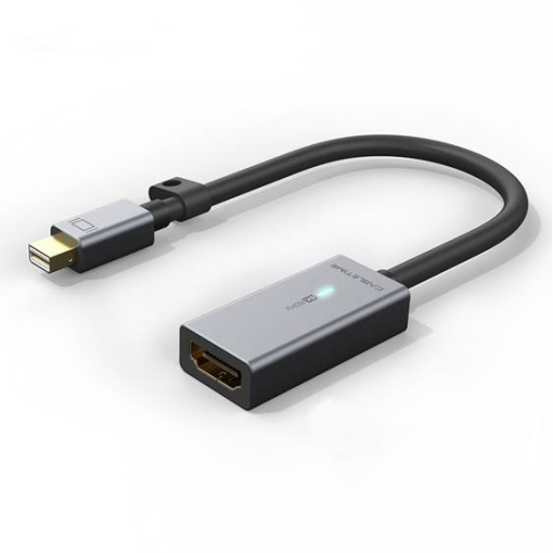 Mini DisplayPort to HDMI M/F Adapter מתאם 0.20 ס"מ עם טבעת