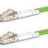מגשר אופטי באורך 1.5 מטר MULTIMODE OM5 DUPLEX עם מחברי UPC קרמיים מסוג LC בקצוות OM5
